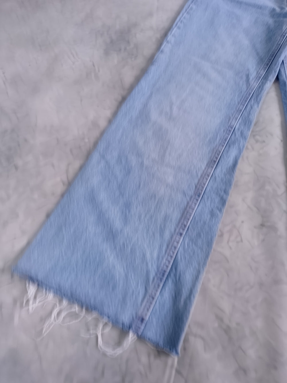 ZARA Light Wash Wide Leg Baggy Jeans
