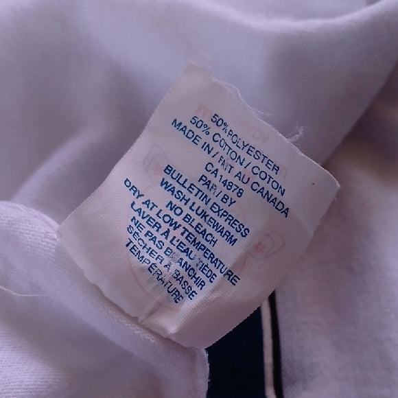 VINTAGE 1999 Toronto Maple Leafs vs Montreal Canadiens Opening Night Tee Single