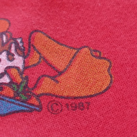 Vintage 1987 Barbequed Duck Duck Mania Crewneck Sweater