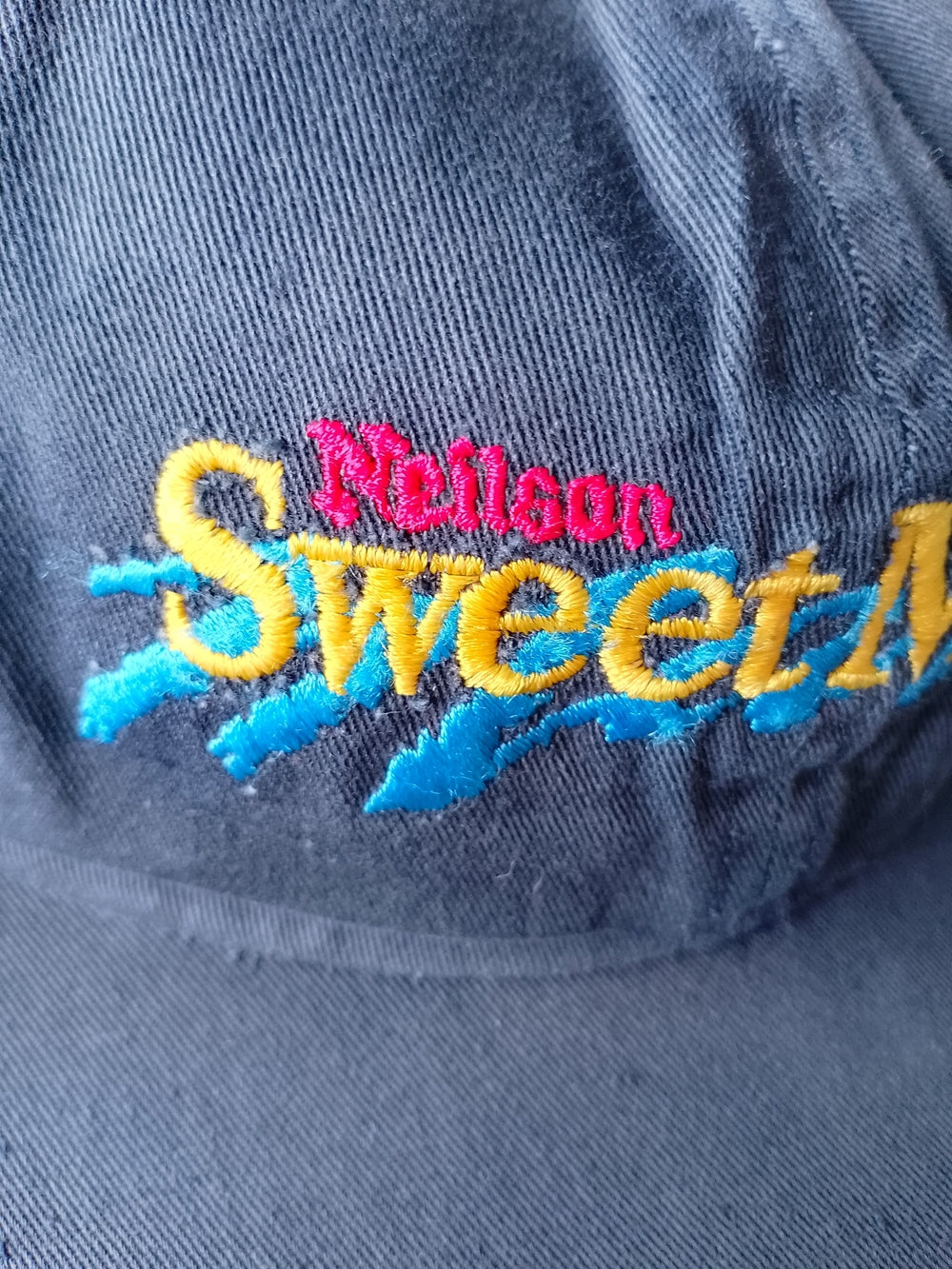 Vintage 90s Sweet Marie Embroidered Black Baseball Cap