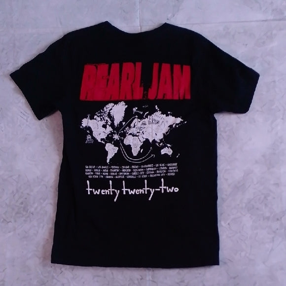 2021 Pearl Jam Dont Give Up Tour Black Graphic T-Shirt