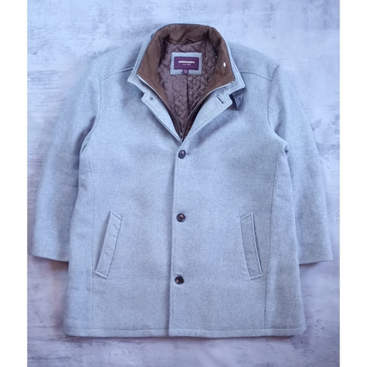 Johnston & Murphy Canada Wool Pea Coat Upton Car Coat