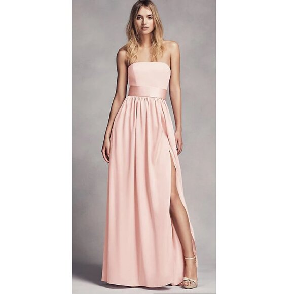 VERA WANG WHITE Strapless Long Matcha Style 36201760 DAVIS BRIDAL