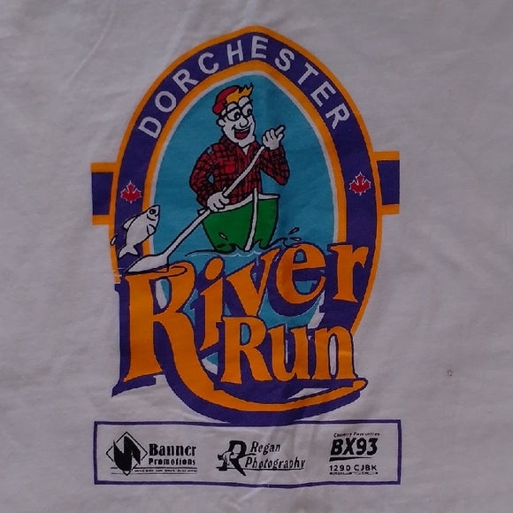 Vintage White Dorchester River Run T-Shirt UNISEX