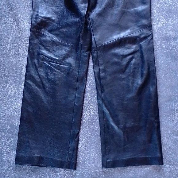 Vintage DANIER Black Leather Pants