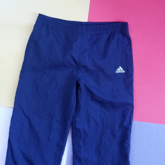 Vintage 90s ADIDAS Blue essential Slash Pants