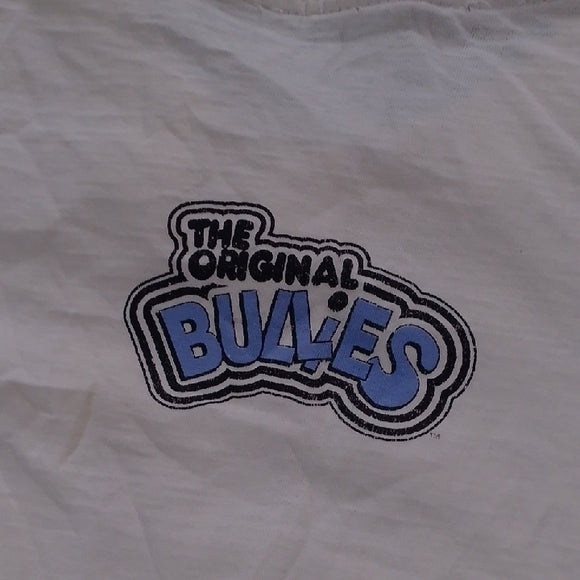 Vintage 90s Distressed BULLDOZER T-Shirt The Originals Bullies