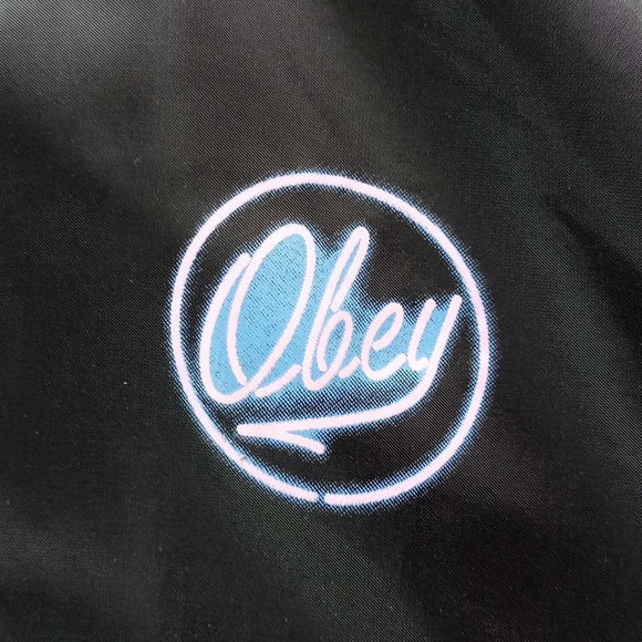 Obey N 89 Neon Lights Logo Button-up Jacket