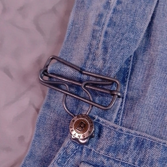Vintage 90s BRODY QUALITY DENIM SHORT OVERALLS SHORTALLS