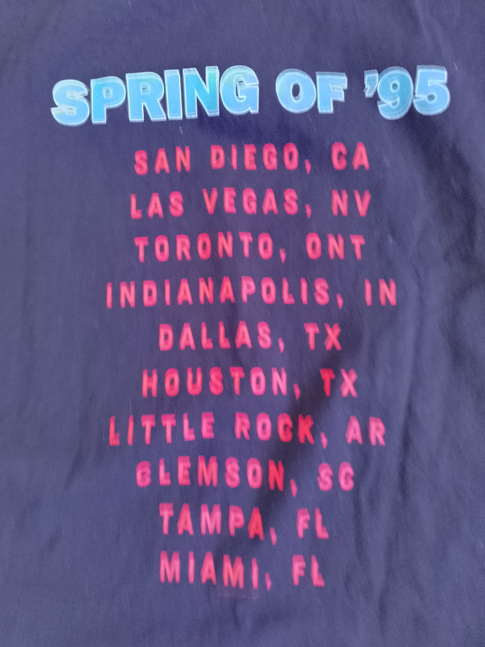Vintage Elton John Billy Joel Spring Of ‘95 Tour Concert Shirt Single Stitch