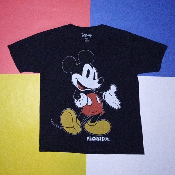 Disney Mickey Mouse Double Sided Big Print T-Shirt