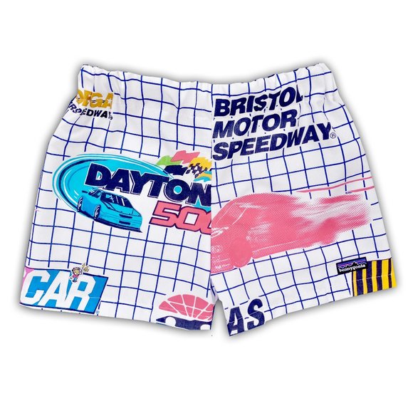 Vintage 90s NASCAR Cup Series & Speedways Daytona 500 Reworked Bennygonia Shorts