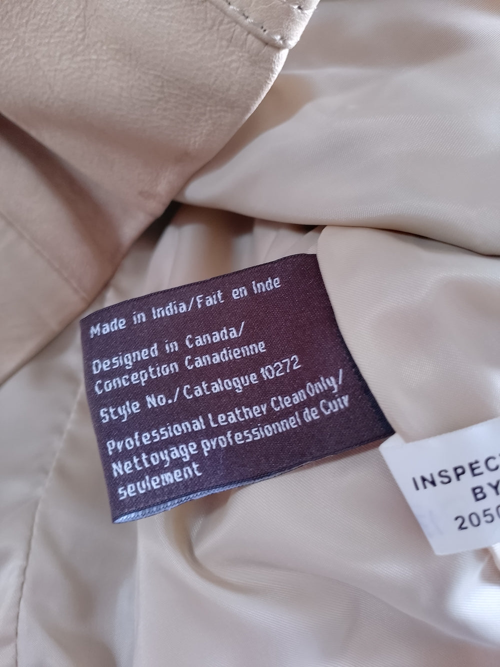 Vintage Danier Tan/Brown Leather Blazer Jacket