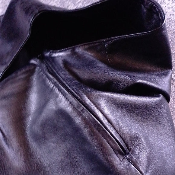 Vintage DANIER Black Leather Pants