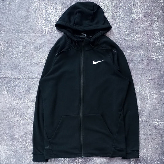 Nike Black Hoodie Jacket DRYFIT