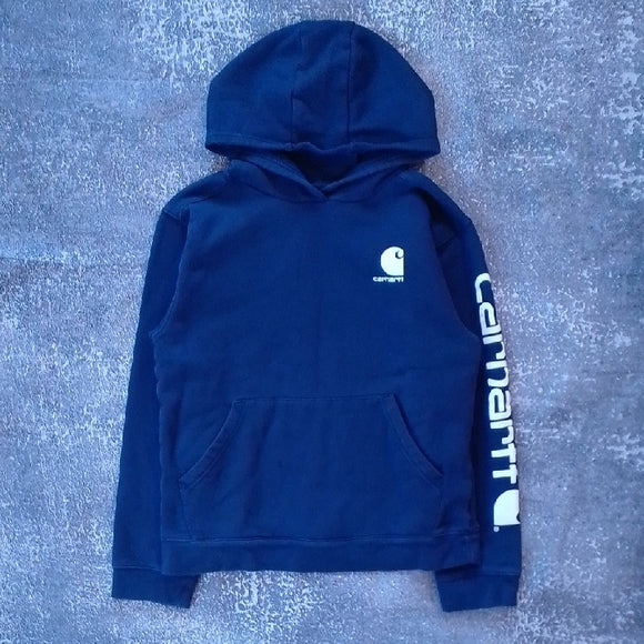 YOUTH Carhartt Dark Blue Pullover Hoodie