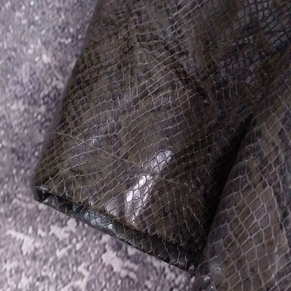Vintage Faux Snake Skin Trench Coat utex Womens
