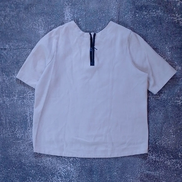 Nike Women's Short Sleeve Cream Tee