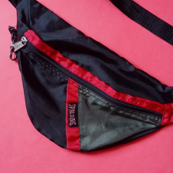 Vintage 90s Spalding Fanny Pack Belt Side Bag Unisex