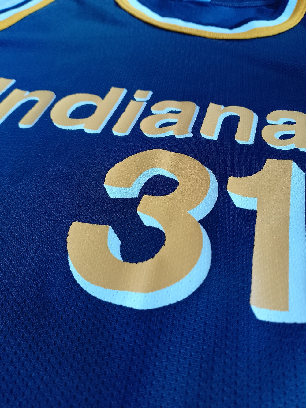 Vintage 90 Reggie Miller Champion Indiana Pacers 31 Basketball Jersey kids