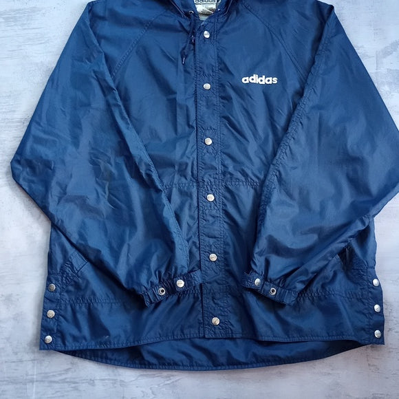 Vintage Adidas Button-Up Windbreaker