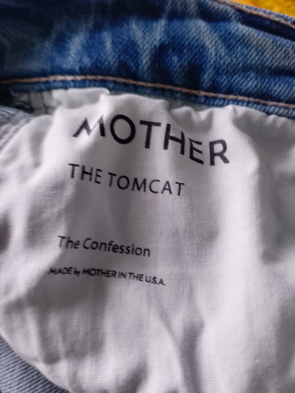 Mother Superior The Tomcat The Confession Denim Blue Jeans