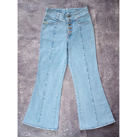 Vintage Hollywood Fared Dernim Jeans