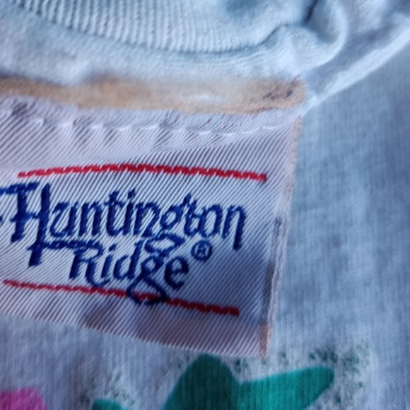 Vintage Huntington Ridge Bedazzled Shirt Single Stitch