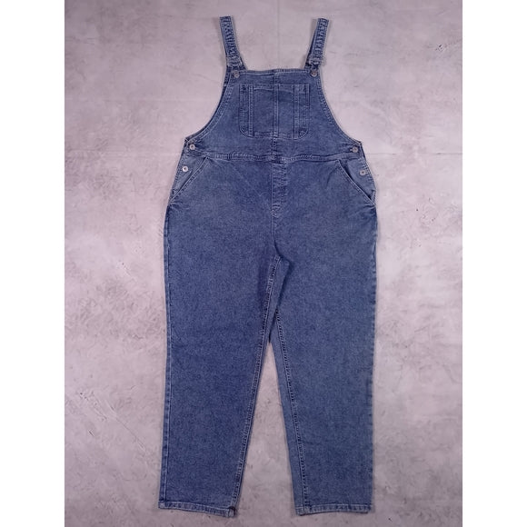 Stylish Modern Blue Denim Overalls Workwear