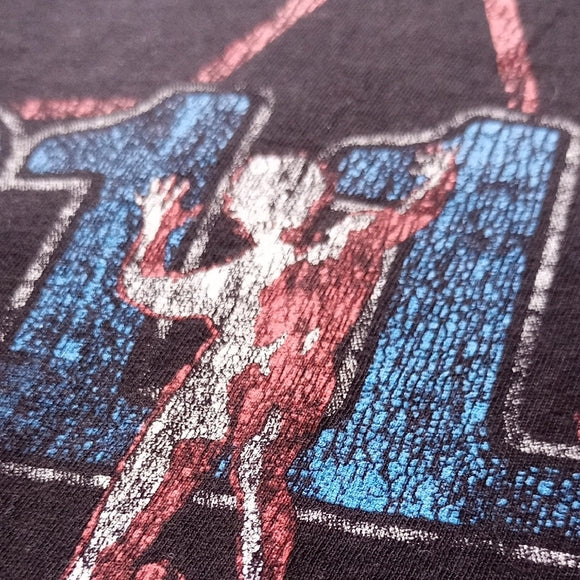 REMAKE RUSH 2112 STARMAN TOUR 1976 BAND GRAPHIC T-SHIRT