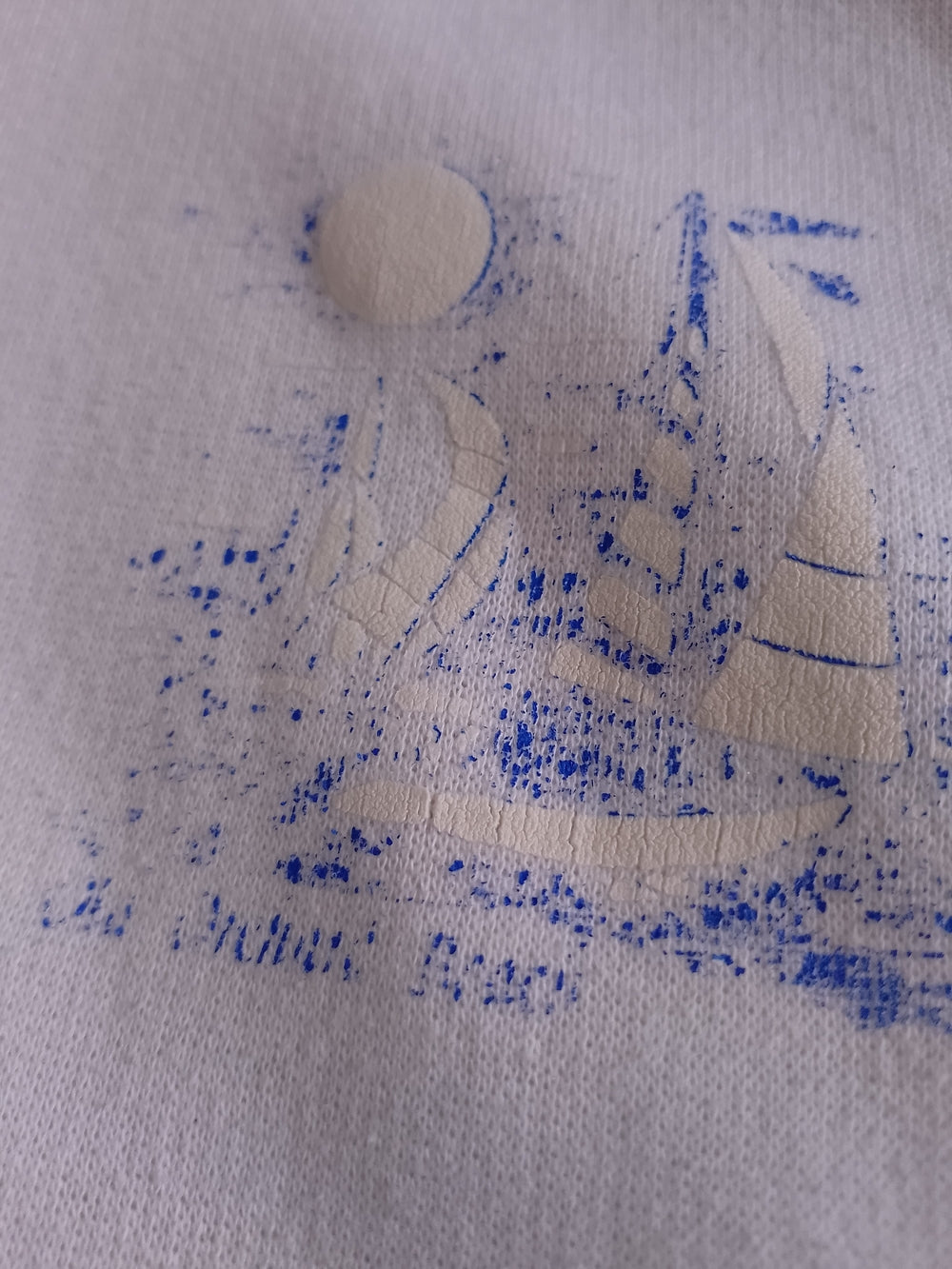 Vintage 90 Faded Sailboats Hoodie