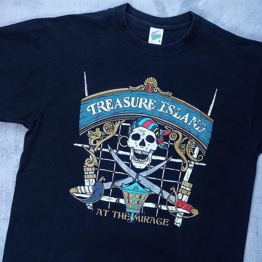 VINTAGE 90s Treasure Island At The Mirage T-Shirt UNISEX