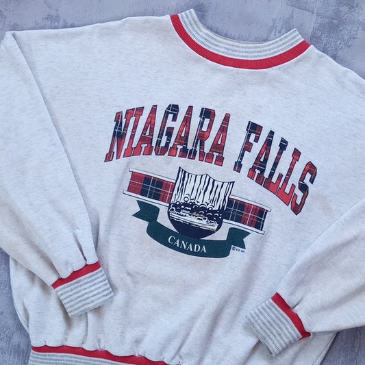 VINTAGE 90s Niagara Falls Crewneck Sweater