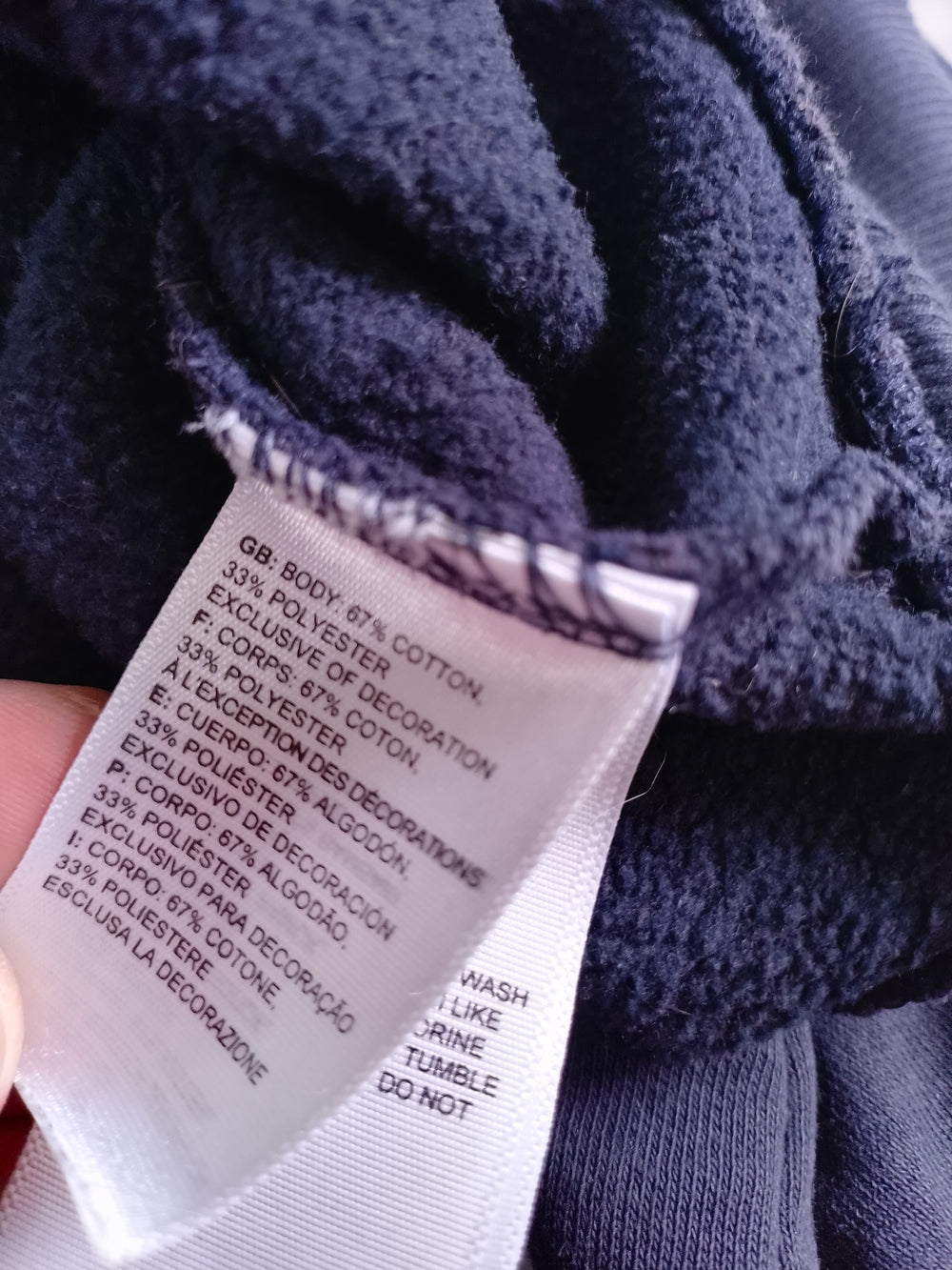 The North Face Men's Navy Logo Hoodie