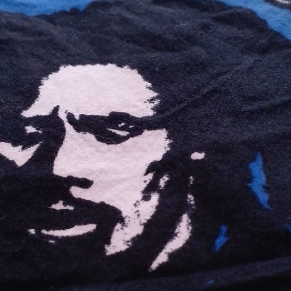 Vintage Bob Marley Playing Guitar Funkadelic style Graphic Bandana/Scarf