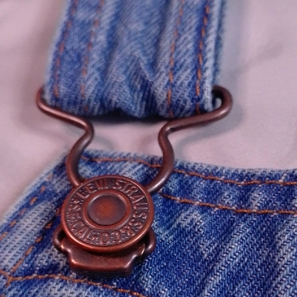 Vintage Style Levi's Denim Overalls Workwear