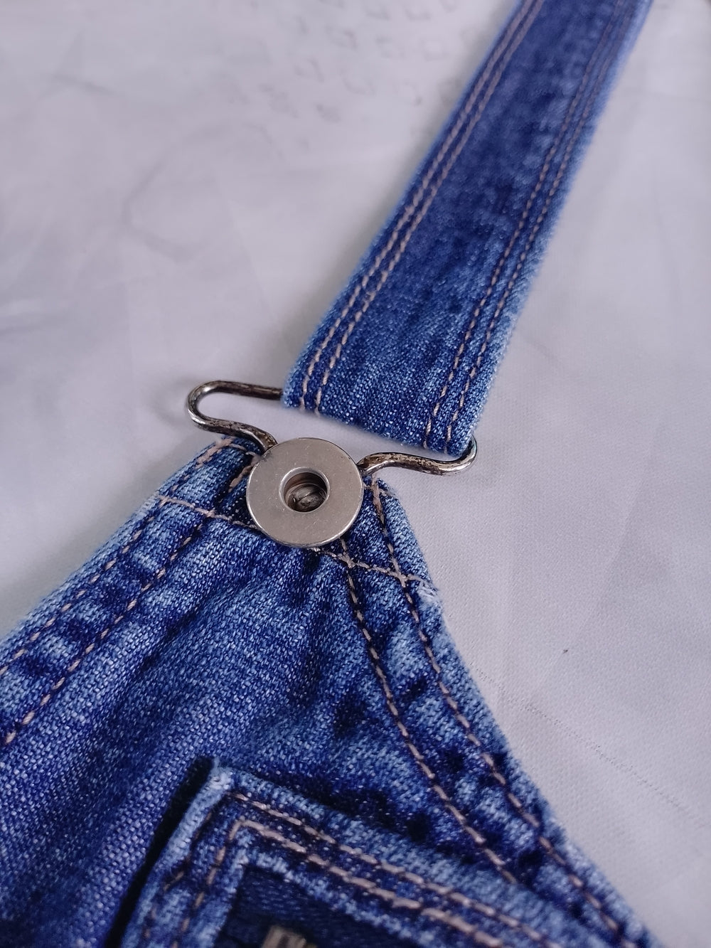 LEVIS Blue Denim Overalls Women's Jeans Boyfriend Skinny