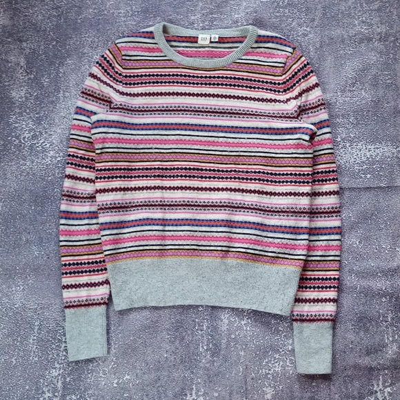 CAP MERINO WOOL Colourful Striped Sweater