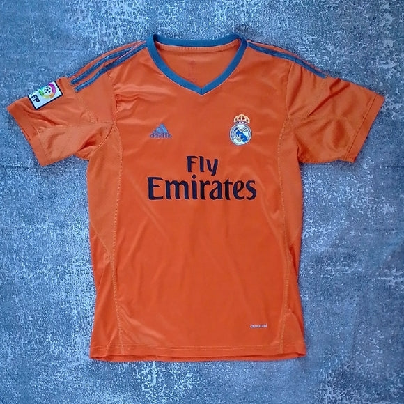 Real Madrid 2013-14 Third Soccer Jersey FIGO #10 Adidas Men’s Sz M