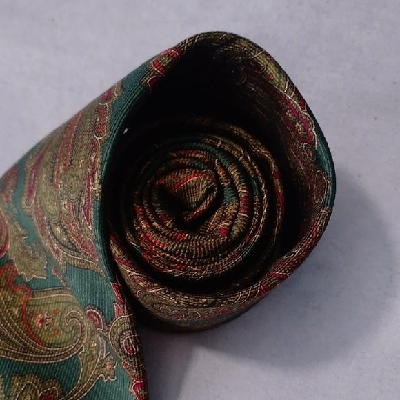 THOMAS PINK MADE IN ITALY TIE Elegant Paisley Silk Tie