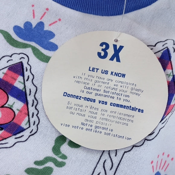 DEADSTOCK Vintage ATHLETIC WORKS  Matching Top and Pants