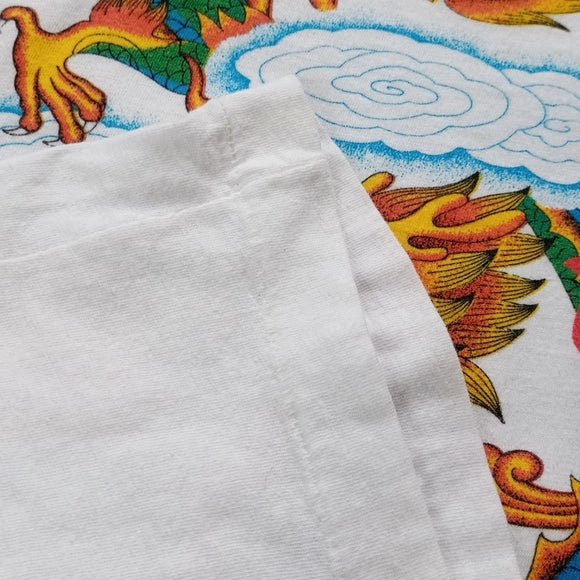 VINTAGE 90s Singapore Flying Dragon Single Stitch T-Shirt