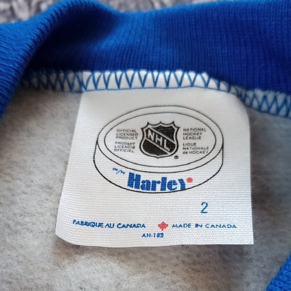 Vintage 90s "GILL" Toronto Maple Leafs Kids Sweatshirt DOUG GILMOUR