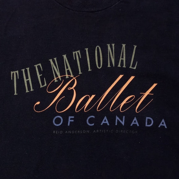 Vintage 90s The National Ballet Of Canada Graphic Single Stitch T-Shirt