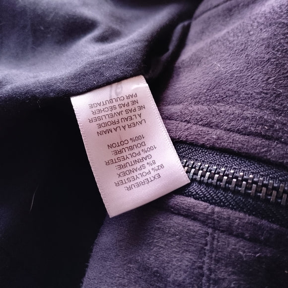 Fringe Suede Moto Jacket - Dark Brown DESIGN LAB LORD & TAYLOR