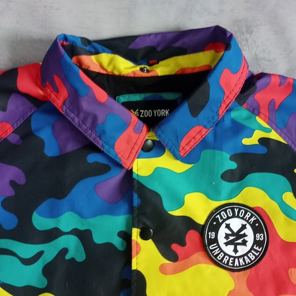 Zoo York Unbreakable Rainbow Camo Button-Up Jacket