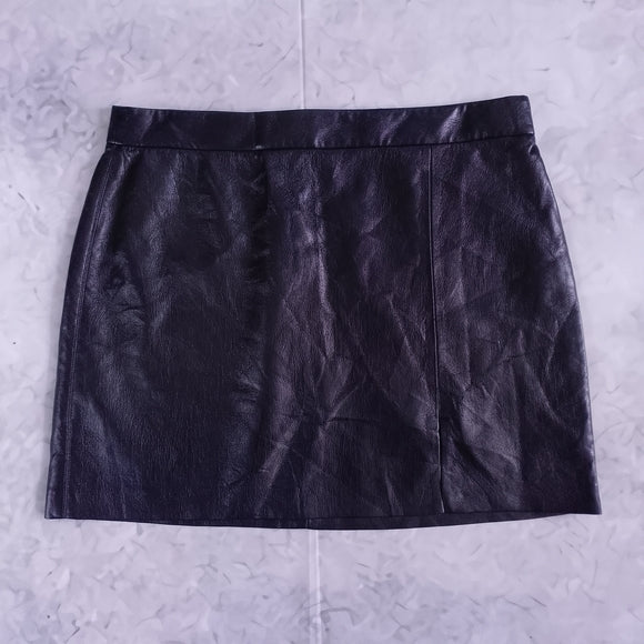 WILFRED Faux Leather Skirt
