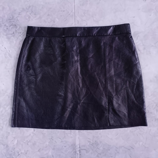 WILFRED Faux Leather Skirt